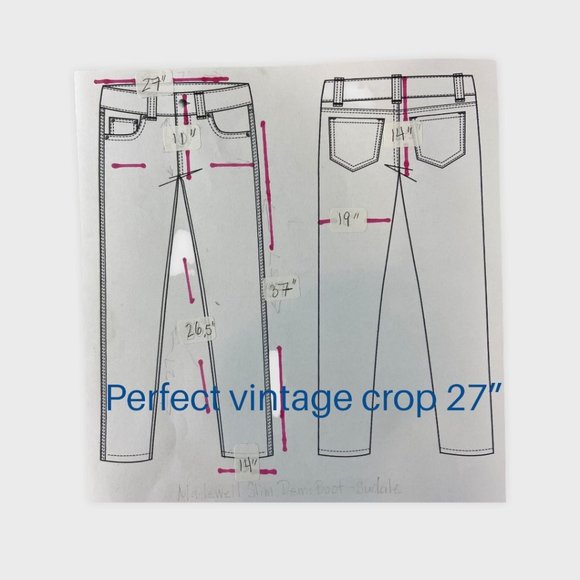 Madewell 'The Perfect Vintage Crop' Jean in Barnsdale - Picture 6 of 7